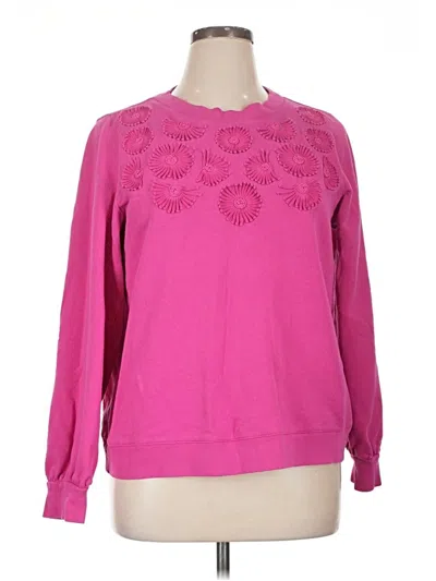 Pre-owned Talbots Pullover Sweater In Pink