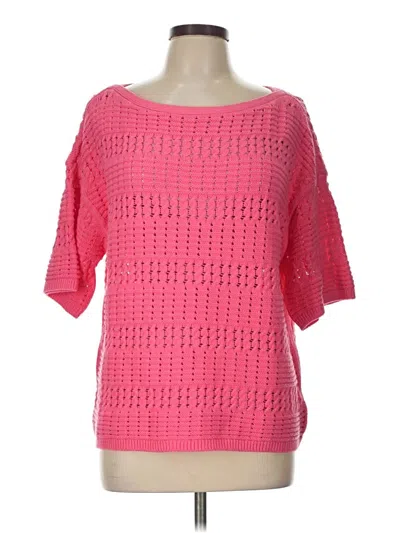 Pre-owned Talbots Pullover Sweater In Pink