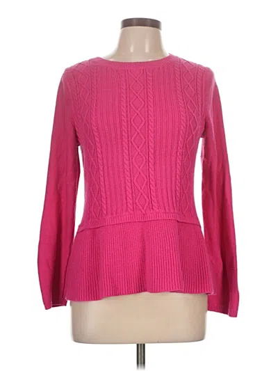 Pre-owned Talbots Pullover Sweater In Pink
