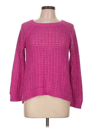 Pre-owned Talbots Pullover Sweater In Pink