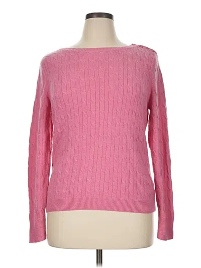 Pre-owned Talbots Pullover Sweater In Pink