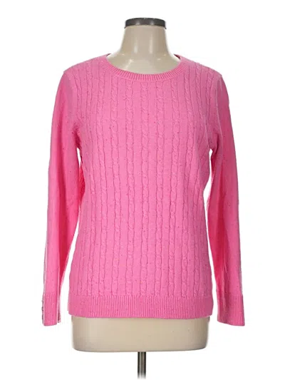 Pre-owned Talbots Pullover Sweater In Pink