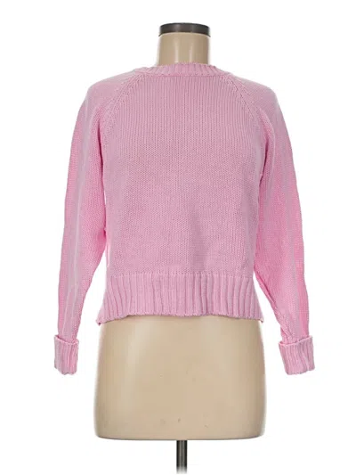 Pre-owned Talbots Pullover Sweater In Pink