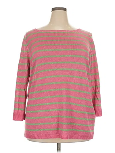 Talbots Pullover Sweater In Pink