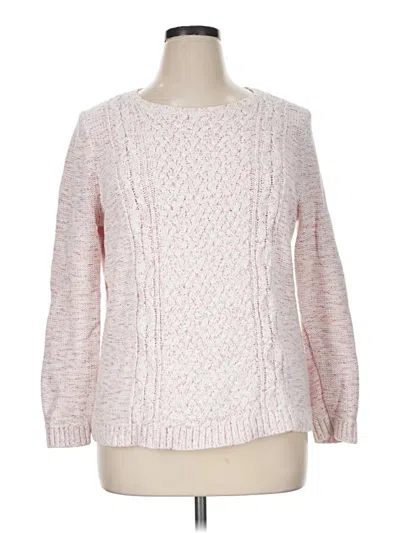 Pre-owned Talbots Pullover Sweater In Pink