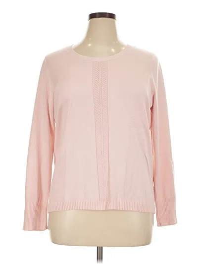Pre-owned Talbots Pullover Sweater In Pink