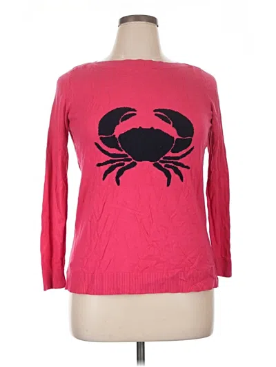 Pre-owned Talbots Pullover Sweater In Pink