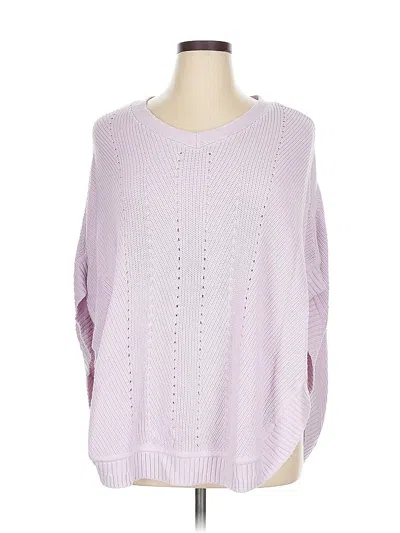 Pre-owned Talbots Pullover Sweater In Purple