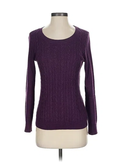 Pre-owned Talbots Pullover Sweater In Purple