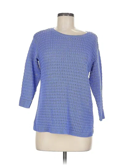 Pre-owned Talbots Pullover Sweater In Purple