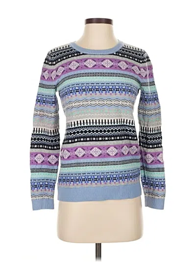 Pre-owned Talbots Pullover Sweater In Purple