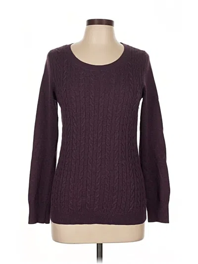 Pre-owned Talbots Pullover Sweater In Purple