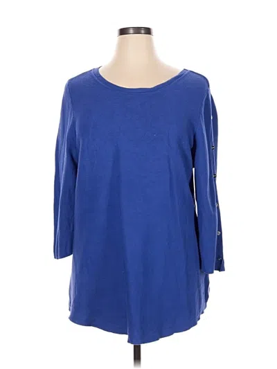 Pre-owned Talbots Pullover Sweater In Purple