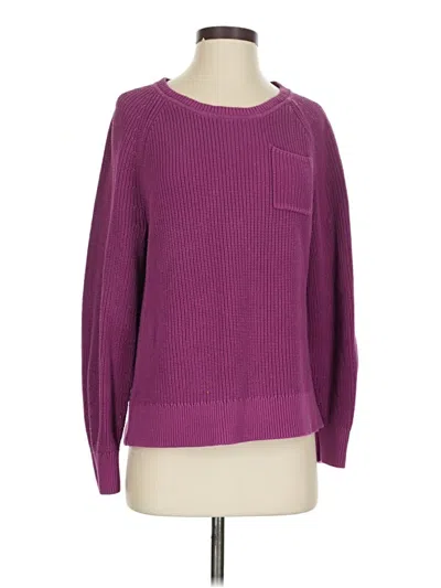 Pre-owned Talbots Pullover Sweater In Purple