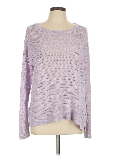 Pre-owned Talbots Pullover Sweater In Purple