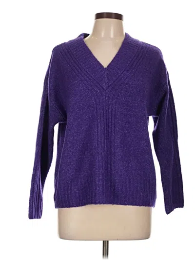 Pre-owned Talbots Pullover Sweater In Purple