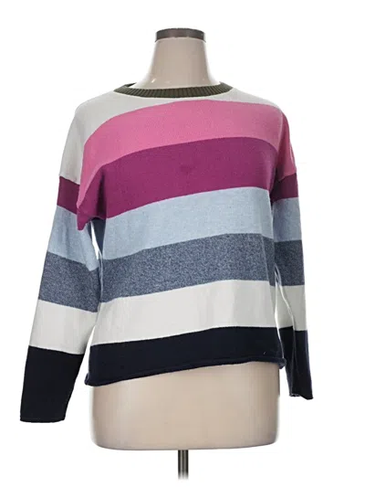 Pre-owned Talbots Pullover Sweater In Purple