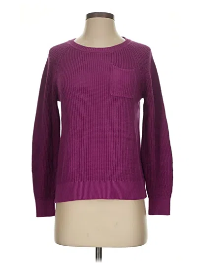 Pre-owned Talbots Pullover Sweater In Purple