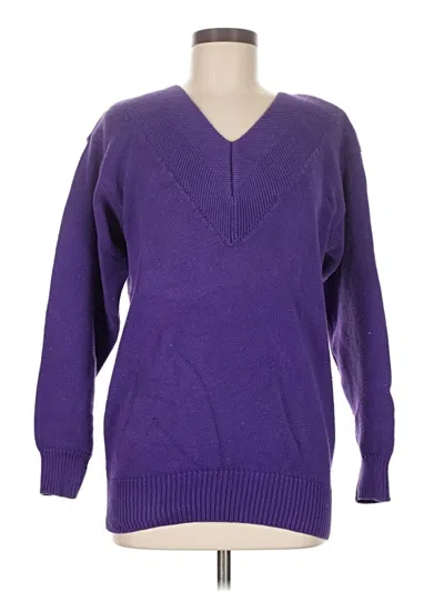 Pre-owned Talbots Pullover Sweater In Purple