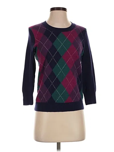 Pre-owned Talbots Pullover Sweater In Purple