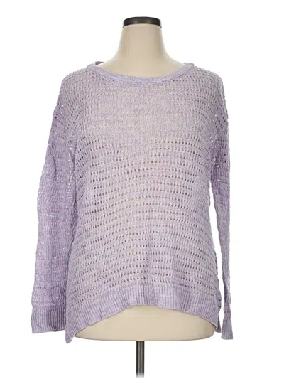 Pre-owned Talbots Pullover Sweater In Purple