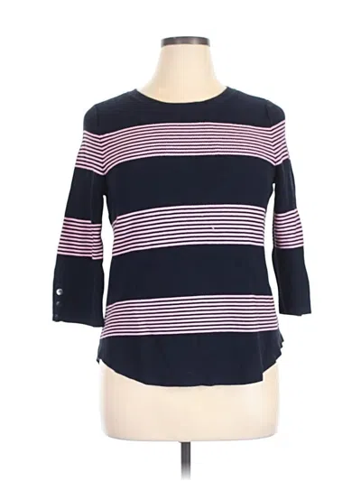 Pre-owned Talbots Pullover Sweater In Purple