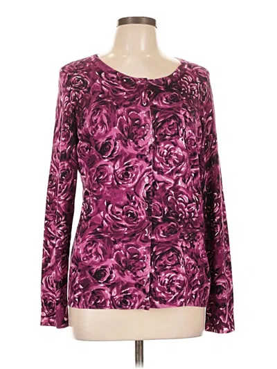 Pre-owned Talbots Pullover Sweater In Purple