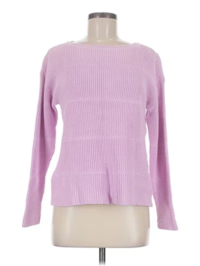 Pre-owned Talbots Pullover Sweater In Purple