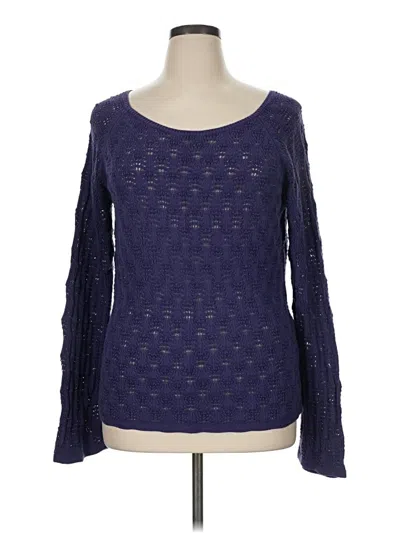 Pre-owned Talbots Pullover Sweater In Purple