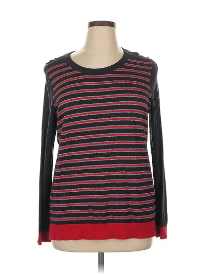 Pre-owned Talbots Pullover Sweater In Red