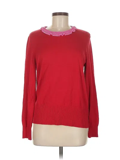 Pre-owned Talbots Pullover Sweater In Red