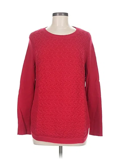 Pre-owned Talbots Pullover Sweater In Red