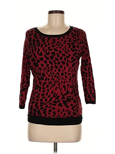 Pre-owned Talbots Pullover Sweater In Red