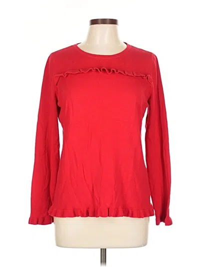 Pre-owned Talbots Pullover Sweater In Red