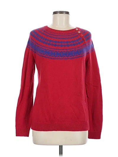 Pre-owned Talbots Pullover Sweater In Red