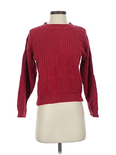 Pre-owned Talbots Pullover Sweater In Red