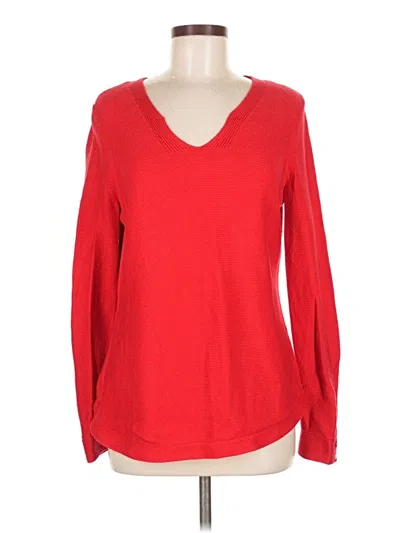 Pre-owned Talbots Pullover Sweater In Red