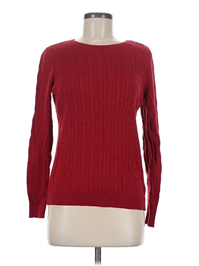 Pre-owned Talbots Pullover Sweater In Red
