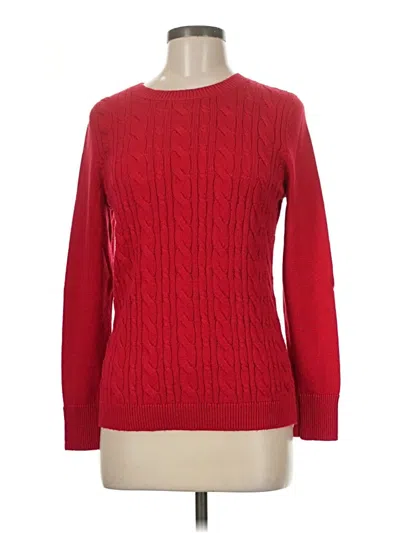 Pre-owned Talbots Pullover Sweater In Red