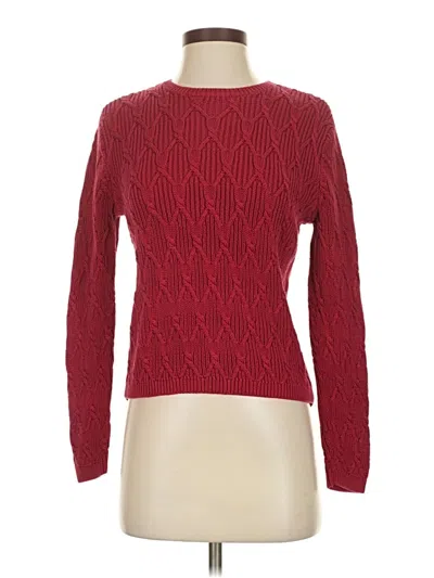 Pre-owned Talbots Pullover Sweater In Red