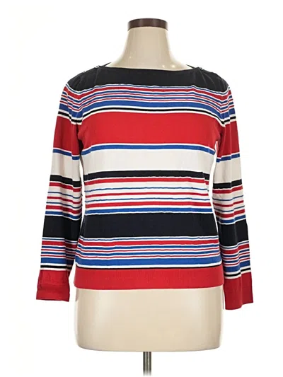 Pre-owned Talbots Pullover Sweater In Red