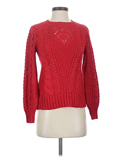 Pre-owned Talbots Pullover Sweater In Red