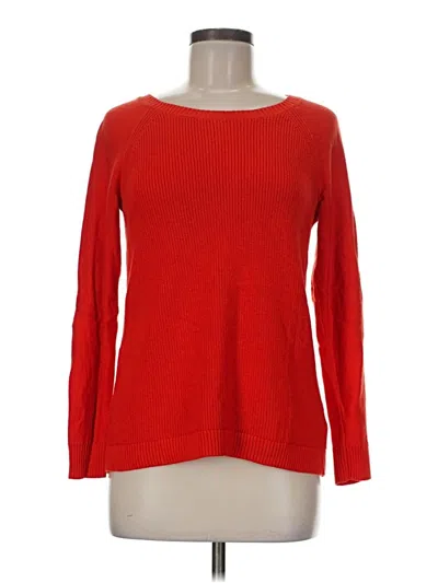 Pre-owned Talbots Pullover Sweater In Red