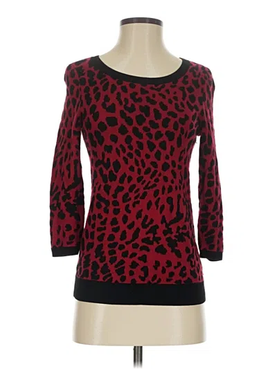 Pre-owned Talbots Pullover Sweater In Red