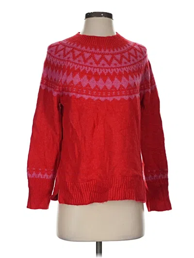 Pre-owned Talbots Pullover Sweater In Red