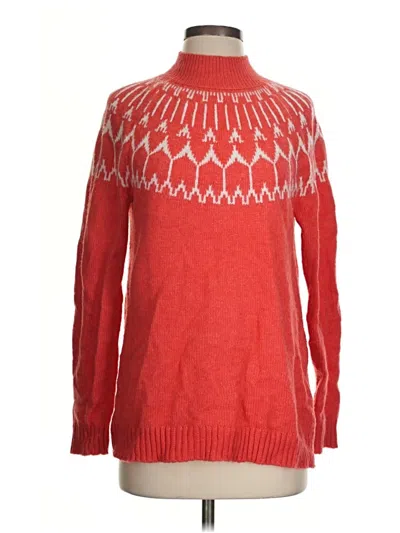Pre-owned Talbots Pullover Sweater In Red
