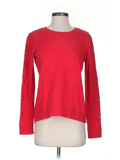 Pre-owned Talbots Pullover Sweater In Red