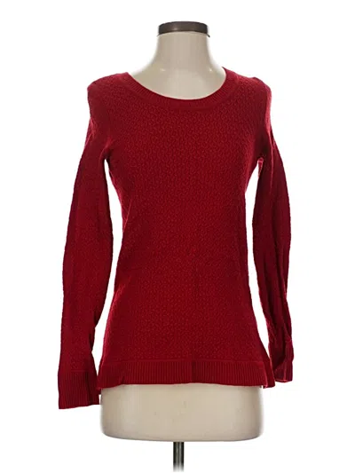 Pre-owned Talbots Pullover Sweater In Red