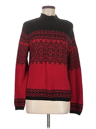 Pre-owned Talbots Pullover Sweater In Red