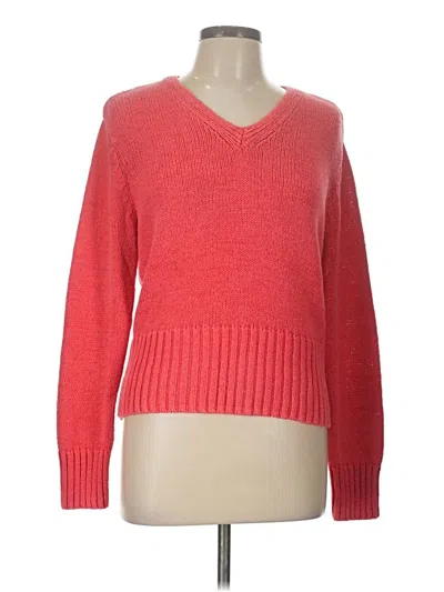 Pre-owned Talbots Pullover Sweater In Red